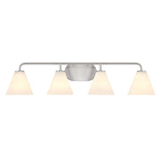 Savoy House 8-2988-4-SN Four Light Bathroom Vanity, Satin Nickel