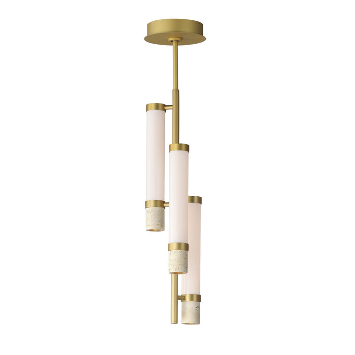 ET2 E11053-01TVGLD Travertine LED Pendant Travertine / Gold Main Image.jpg
