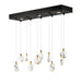 ET2 E11076-122BKPG Pebble LED Linear Pendant Black / Polished Gold Main Image.jpg
