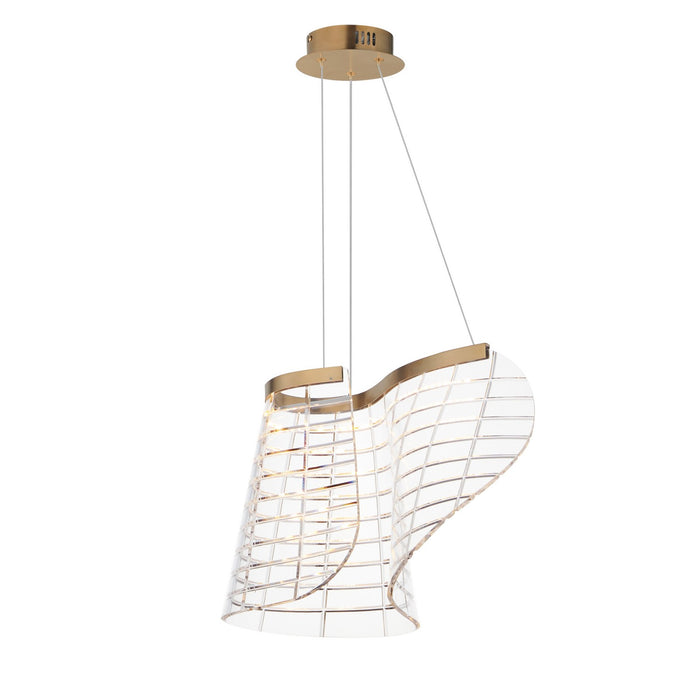 ET2 E24812-82BCN Tartan LED Pendant Brushed Champagne Main Image.jpg