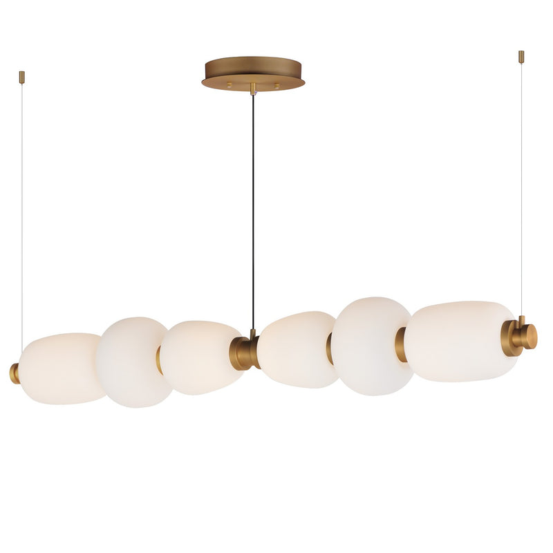 ET2 E25168-92BKGLD Soji LED Linear Pendant Black / Gold Main Image.jpg