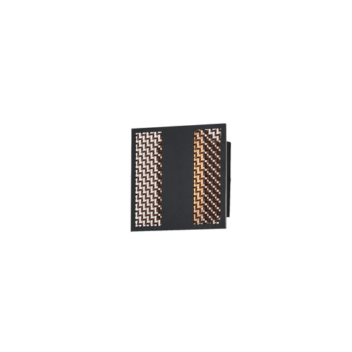 ET2 E30290-ACPBK Interlace LED Outdoor Wall Sconce Black/Aged Copper Main Image.jpg