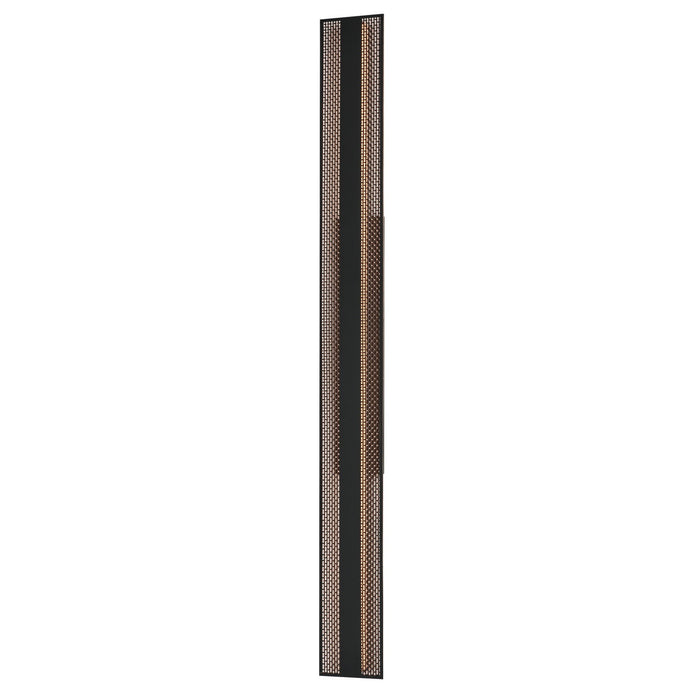 ET2 E30294-ACPBK Interlace LED Outdoor Wall Sconce Black/Aged Copper Main Image.jpg