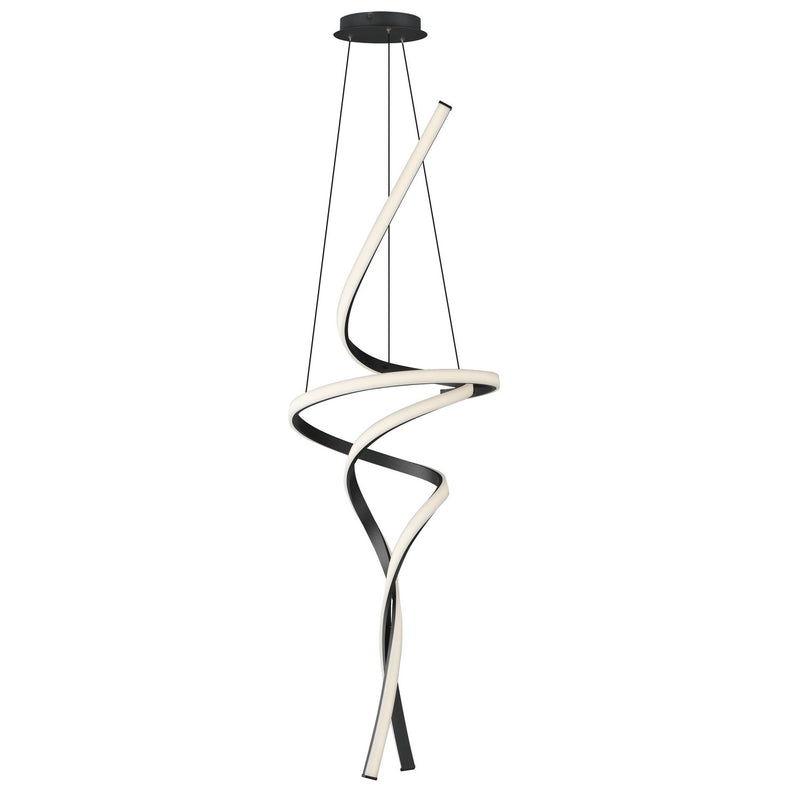 ET2 E30667-BK Serpentine LED Pendant Black Main Image.jpg
