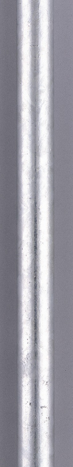 Fanimation DR1SS-60GZW Downrods 60in Stainless Steel Downrod Galvanized Main Image.jpg
