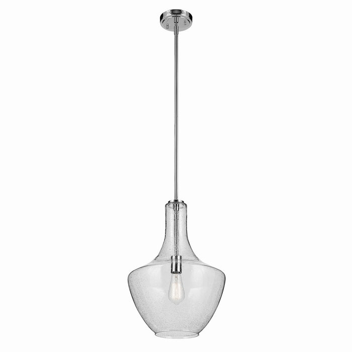 Kichler 42046CHCS One Light Pendant, Chrome