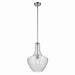 Kichler 42046CHCS One Light Pendant, Chrome