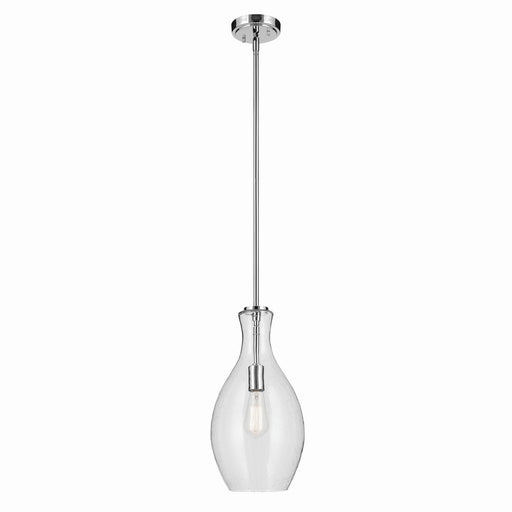 Kichler 42047CHCS One Light Pendant, Chrome