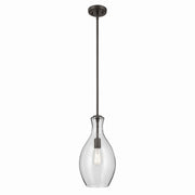 Kichler 42047OZCS One Light Pendant, Olde Bronze