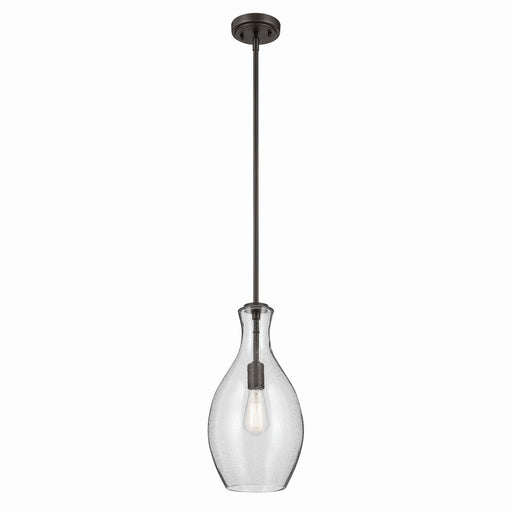 Kichler 42047OZCS One Light Pendant, Olde Bronze