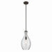 Kichler 42047OZCS One Light Pendant, Olde Bronze