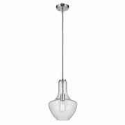 Kichler 42141CHCS One Light Pendant, Chrome