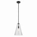 Kichler 42199BKCS One Light Pendant, Black