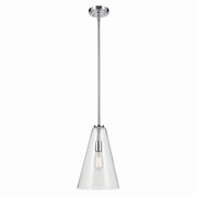 Kichler 42199CH One Light Pendant, Chrome