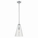 Kichler 42199CH One Light Pendant, Chrome