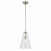 Kichler 42199NI One Light Pendant, Brushed Nickel