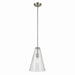 Kichler 42199NICS One Light Pendant, Brushed Nickel