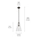 Kichler 42199OZ One Light Pendant, Olde Bronze (3)
