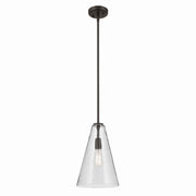 Kichler 42199OZCS One Light Pendant, Olde Bronze
