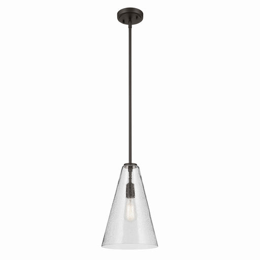 Kichler 42199OZCS One Light Pendant, Olde Bronze