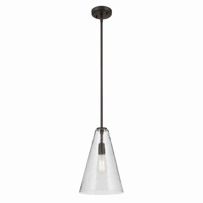 Kichler 42199OZCS One Light Pendant, Olde Bronze