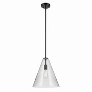Kichler 42200BKCS One Light Pendant, Black