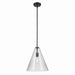 Kichler 42200BKCS One Light Pendant, Black