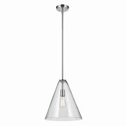 Kichler 42200CH One Light Pendant, Chrome