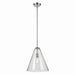 Kichler 42200CH One Light Pendant, Chrome