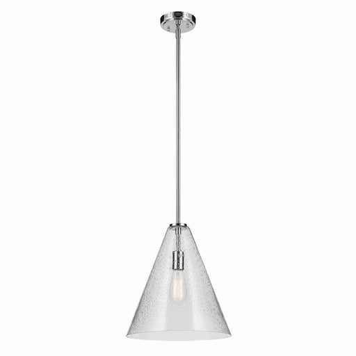 Kichler 42200CHCS One Light Pendant, Chrome