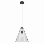 Kichler 42200OZCS One Light Pendant, Olde Bronze