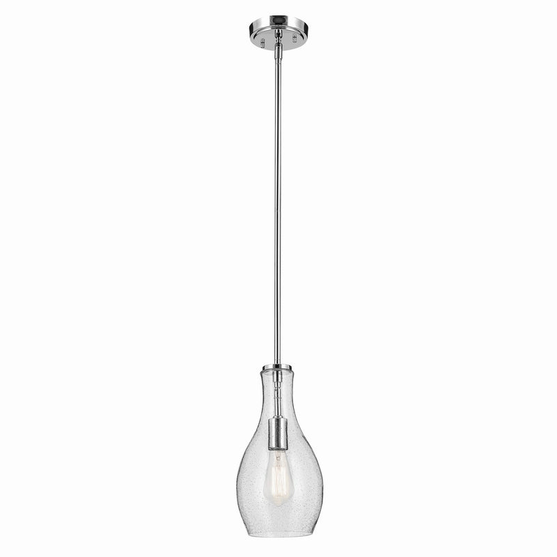 Kichler 42456CHCS One Light Pendant, Chrome