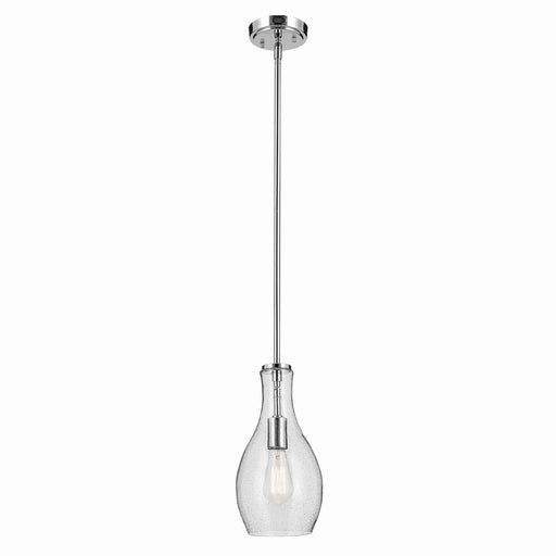 Kichler 42456CHCS One Light Pendant, Chrome