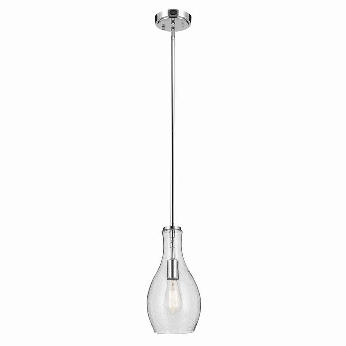 Kichler 42456CHCS One Light Pendant, Chrome