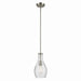 Kichler 42456NICS One Light Pendant, Brushed Nickel