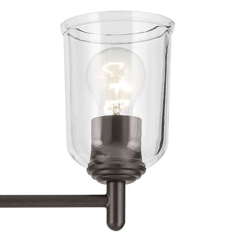 Kichler 43670OZCLR Three Light Mini Chandelier, Olde Bronze (4)