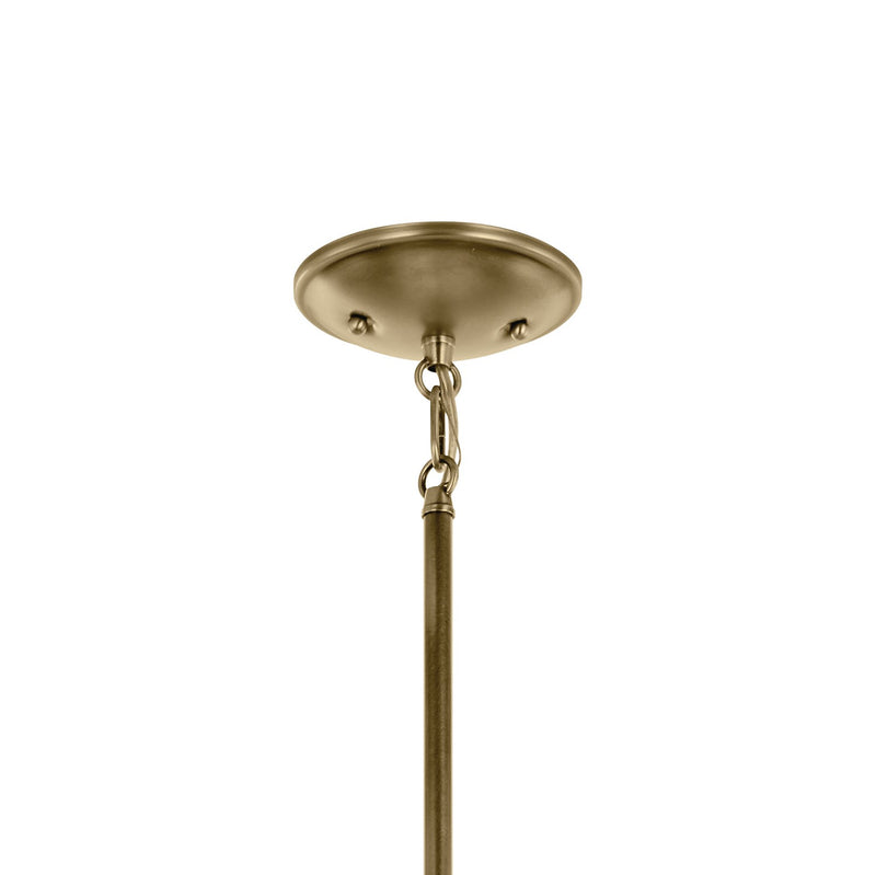 Kichler 43672NBRCLR Nine Light Chandelier, Natural Brass (2)