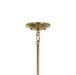 Kichler 43674NBRCLR One Light Mini Pendant, Natural Brass (3)