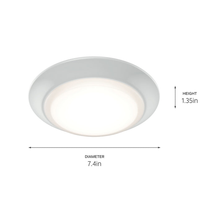 Kichler 43849WH5CCT LED Downlight, White (4)
