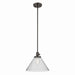 Kichler 43905OZ One Light Pendant, Olde Bronze