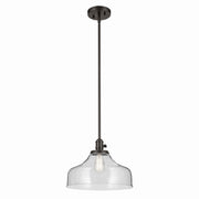 Kichler 43906OZ One Light Pendant, Olde Bronze