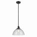 Kichler 43912BK One Light Pendant, Black