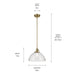 Kichler 43912NBR One Light Pendant, Natural Brass (3)
