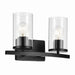 Kichler 45496BKCLR Two Light Bath, Black