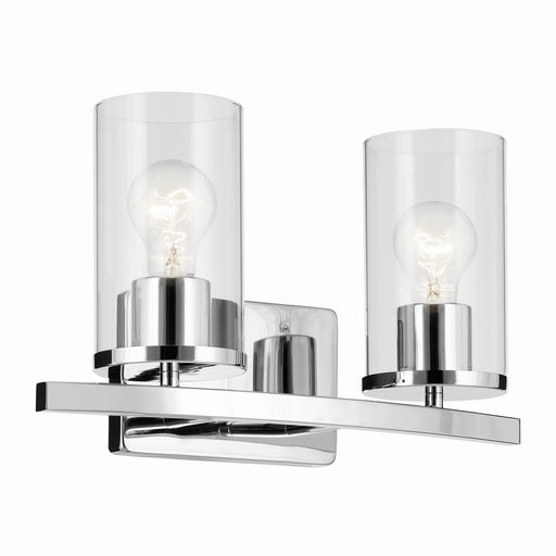 Kichler 45496CHCLR Two Light Bath, Chrome