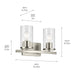 Kichler 45496NICLR Two Light Bath, Brushed Nickel (3)