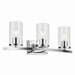 Kichler 45497CHCLR Three Light Bath, Chrome