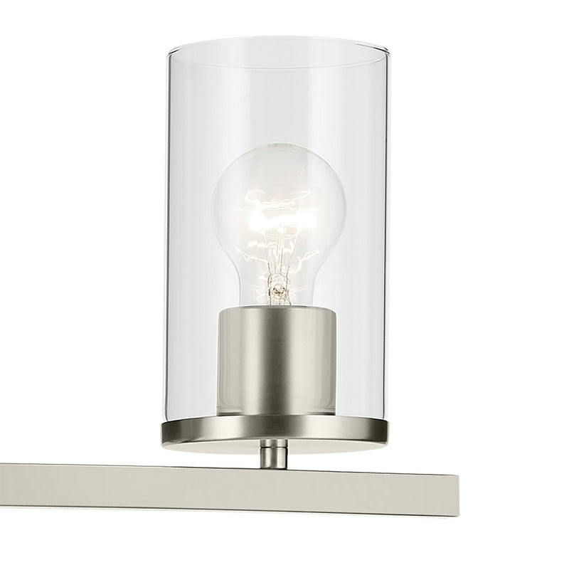 Kichler 45497NICLR Three Light Bath, Brushed Nickel (2)