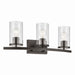 Kichler 45497OZCLR Three Light Bath, Olde Bronze