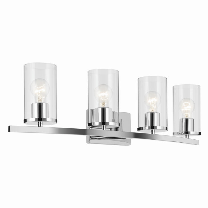 Kichler 45498CHCLR Four Light Bath, Chrome